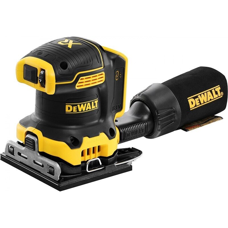 Akumuliatorinis plokštuminis šlifuoklis DeWalt DCW200N-XJ, 18 V (be akum. ir pakrov.) Akumuliatorinis plokštuminis šlifuoklis DeWalt DCW200N-XJ, 18 V (be akum. ir pakrov.)