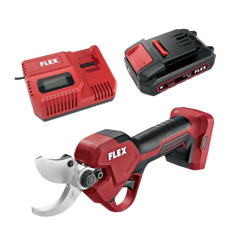 Akumuliatorinis sekatorius FLEX GPS 18,0-EC/2,5Ah Set