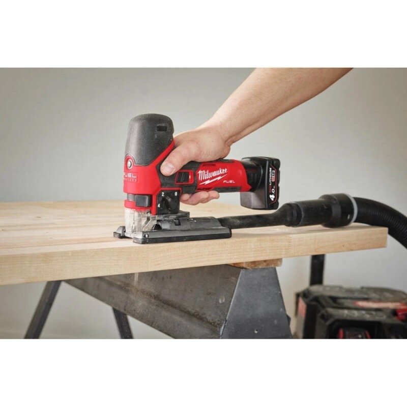Akumuliatorinis siaurapjūklis MILWAUKEE M12 FJS-0 6 Akumuliatorinis siaurapjūklis MILWAUKEE M12 FJS-0 6