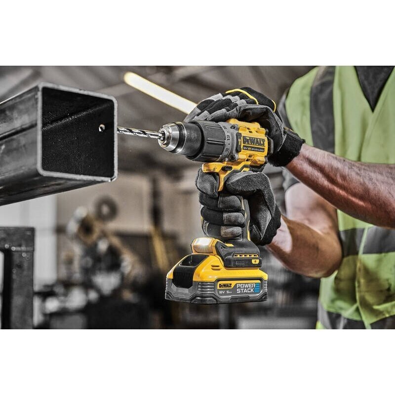 Akumuliatorinis smūginis gręžtuvas DeWalt DCD805H2T-QW, 18 V, 2x5.0 Ah 2 Akumuliatorinis smūginis gręžtuvas DeWalt DCD805H2T-QW, 18 V, 2x5.0 Ah 2