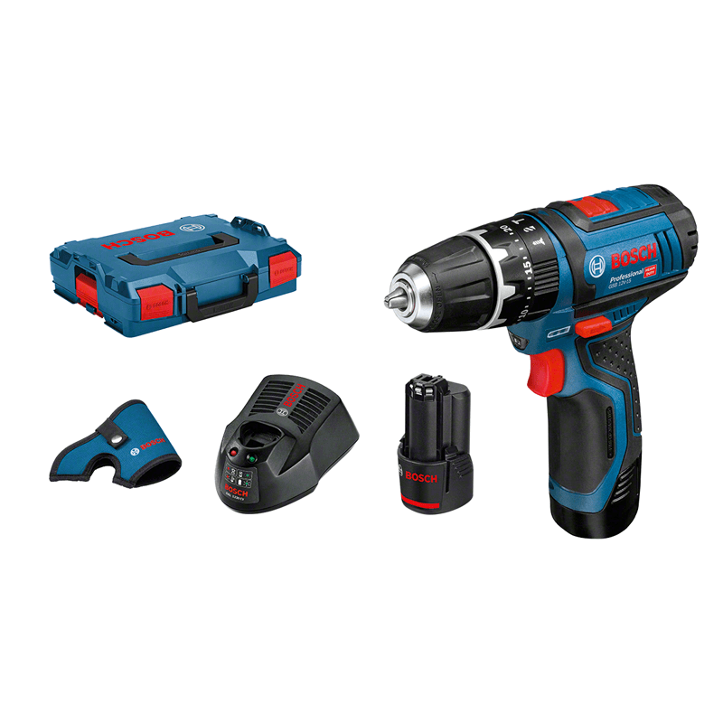 Akumuliatorinis smūginis gręžtuvas-suktuvas Bosch GSB 12V-15 Professional