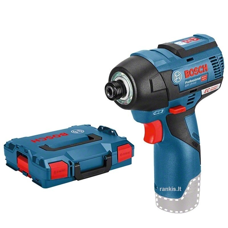 Akumuliatorinis smūginis suktuvas Bosch GDR 12V-110 Professional Akumuliatorinis smūginis suktuvas Bosch GDR 12V-110 Professional