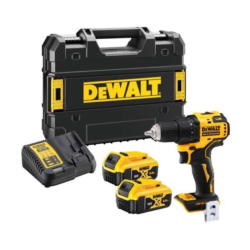 Akumuliatorinis suktuvas-gręžtuvas DeWalt DCD708P2T-QW, 18 V, 2x5.0 Ah Akumuliatorinis suktuvas-gręžtuvas DeWalt DCD708P2T-QW, 18 V, 2x5.0 Ah