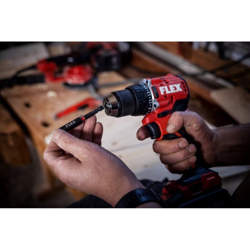 Akumuliatorinis suktuvas-gręžtuvas FLEX DD 2G 18,0V-EC C LD 3