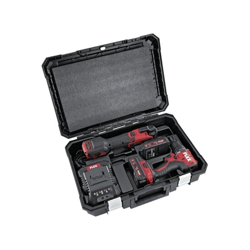 Akumuliatorinių įrankių rinkinys FLEX DD LD+MT 18-ECT 1 Akumuliatorinių įrankių rinkinys FLEX DD LD+MT 18-ECT 1