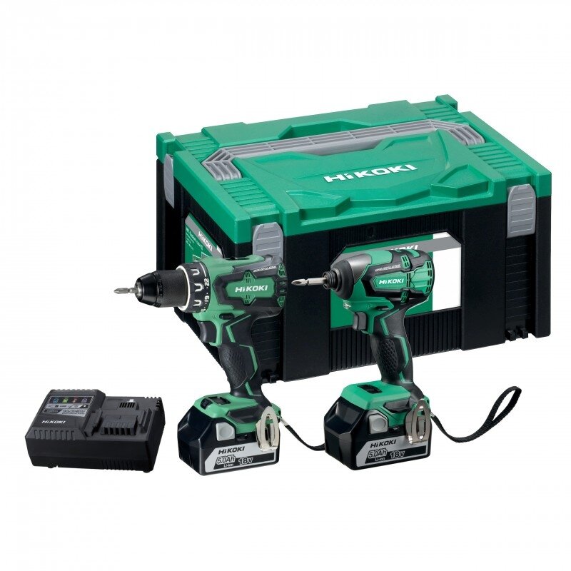 Akumuliatorinių įrankių rinkinys HiKOKI KC18DBSL Akumuliatorinių įrankių rinkinys HiKOKI KC18DBSL