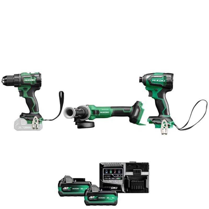 Akumuliatorinių įrankių rinkinys HiKOKI KC18MV005+ Akumuliatorinių įrankių rinkinys HiKOKI KC18MV005+