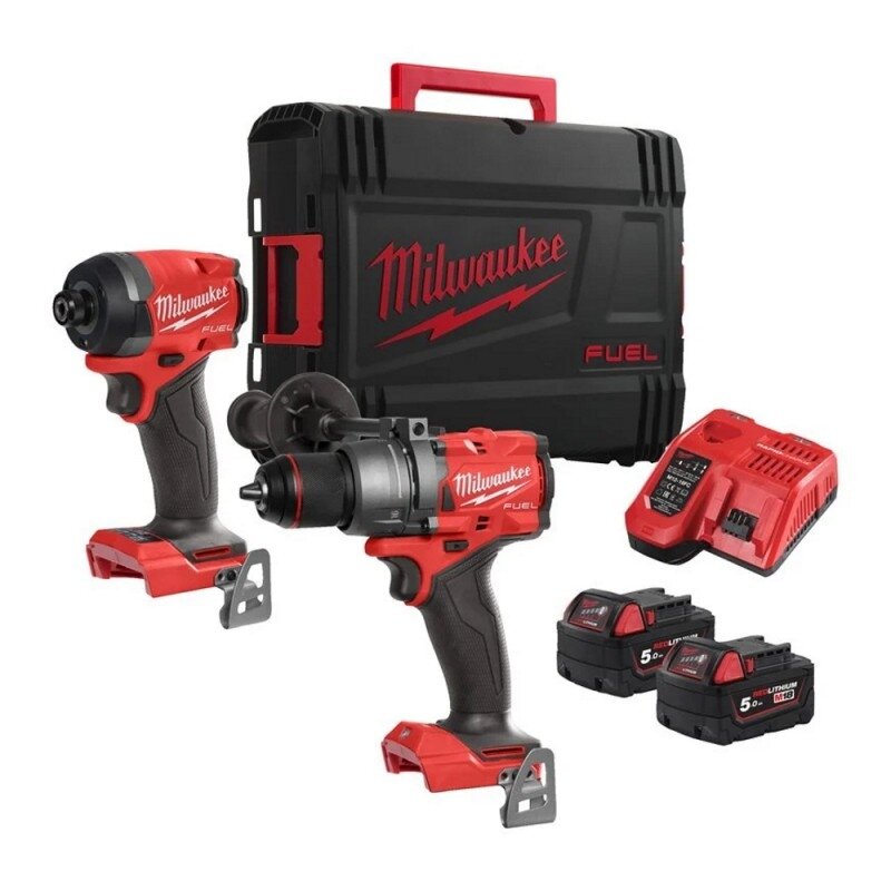 Akumuliatorinių suktuvų rinkinys MILWAUKEE M18 FPP2A3-502X Akumuliatorinių suktuvų rinkinys MILWAUKEE M18 FPP2A3-502X