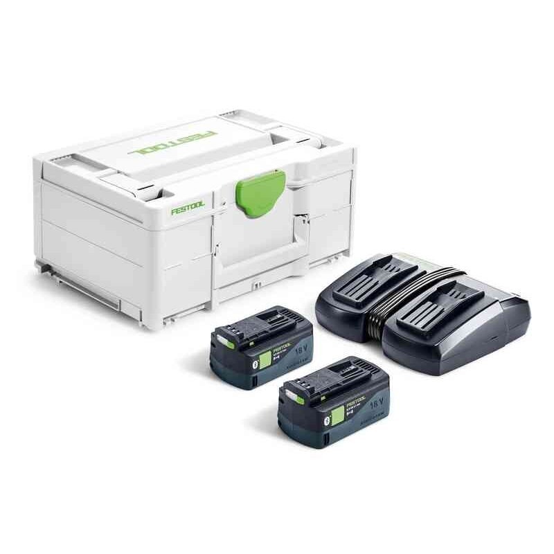Akumuliatorių ir įkroviklio rinkinys Festool SYS 18V 2x5,0/TCL 6 DUO (577707) Akumuliatorių ir įkroviklio rinkinys Festool SYS 18V 2x5,0/TCL 6 DUO (577707)
