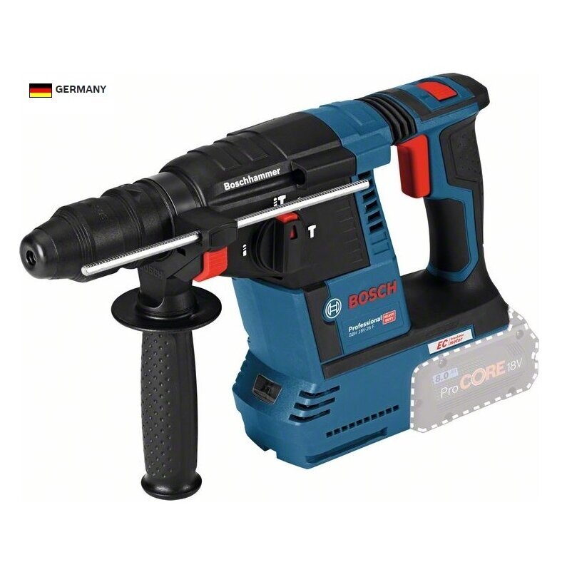 Akumuliatorinis perforatorius Bosch GBH 18V-26 F solo, SDS+ keičiamasis griebtuvas 1