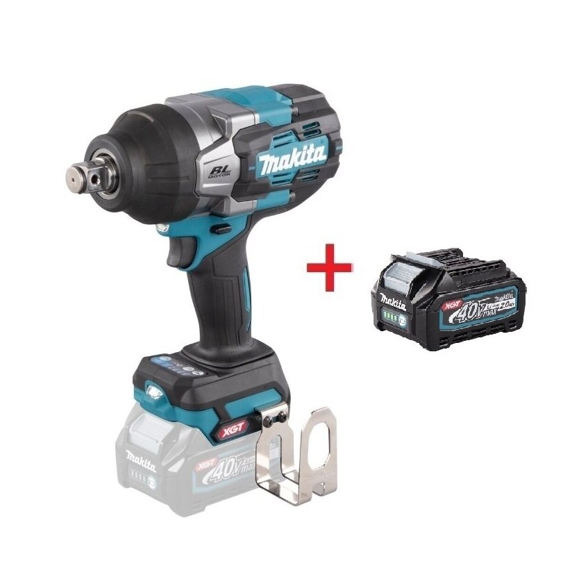 Akumuliatorinis smūginis veržliasukis MAKITA TW001GZ, 40V, XGT, (be akum.ir krov.) +DOVANA BL4020 Akumuliatorinis smūginis veržliasukis MAKITA TW001GZ, 40V, XGT, (be akum.ir krov.) +DOVANA BL4020