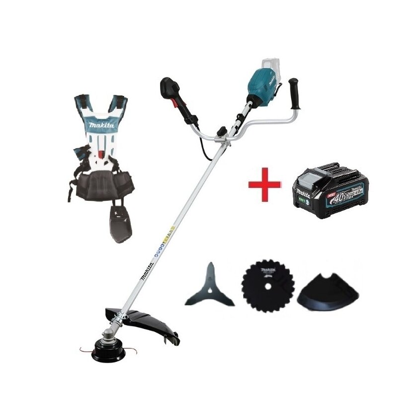 Akumuliatorinė žoliapjovė / trimeris Makita UR013GZ05, 40 V, (be akum. ir krov.) + DOVANA BL4040 Akumuliatorinė žoliapjovė / trimeris Makita UR013GZ05, 40 V, (be akum. ir krov.) + DOVANA BL4040