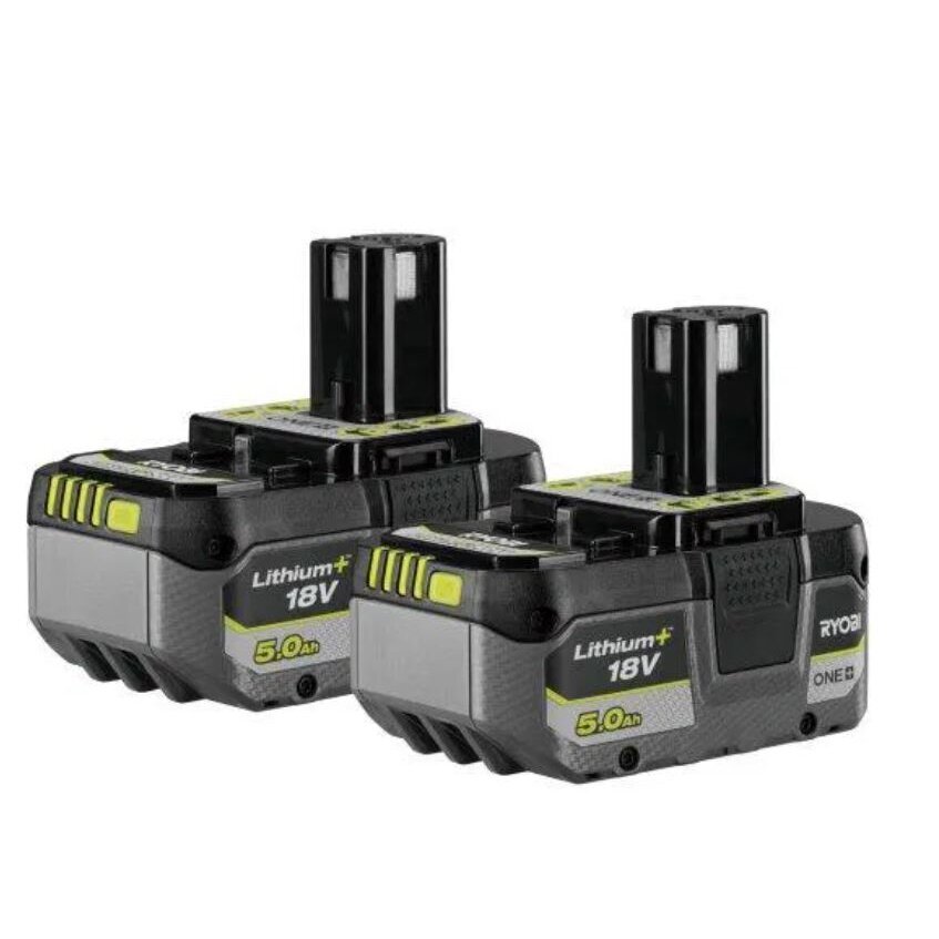 Akumuliatorius Ryobi RB18LL50, 18V, 2x 5,0Ah, LITHIUM+, ONE+