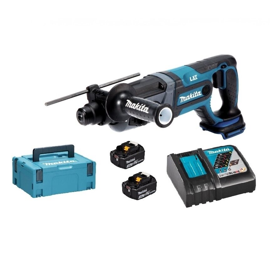 Akumuliatorinis perforatorius Makita DHR241RTJ, 18V, 2x5,0Ah Akumuliatorinis perforatorius Makita DHR241RTJ, 18V, 2x5,0Ah