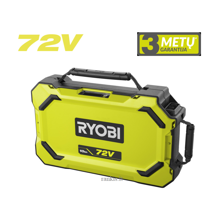 Akumuliatorius Ryobi RY72B10A, 72 V, 10,0 Ah Akumuliatorius Ryobi RY72B10A, 72 V, 10,0 Ah