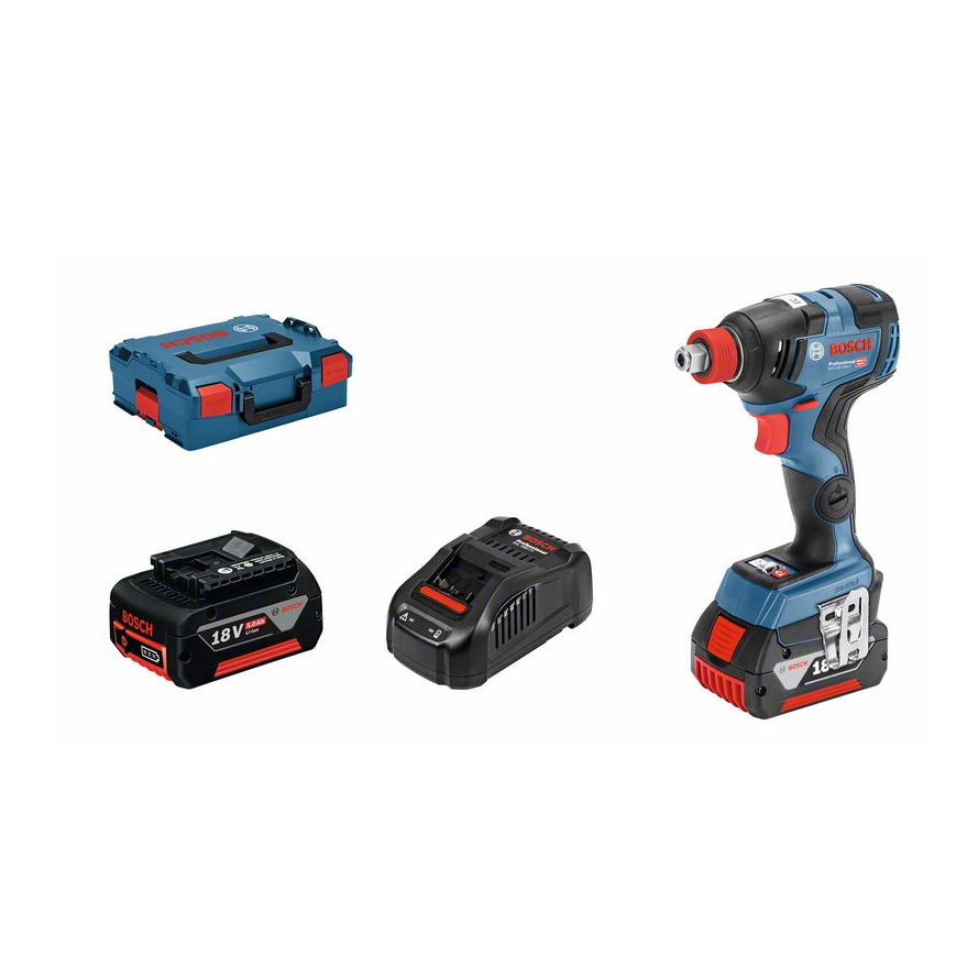 Akumuliatorinis smūginis suktuvas / veržliasūkis Bosch GDX 18V-200 C, LB 2x5.0, 1880CV Akumuliatorinis smūginis suktuvas / veržliasūkis Bosch GDX 18V-200 C, LB 2x5.0, 1880CV