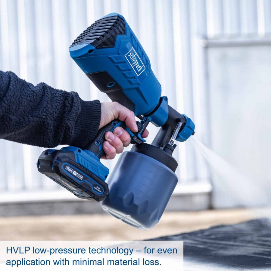 Akumuliatorinė dažymo purškimo sistema C-APS700-X – SET S, Scheppach 8