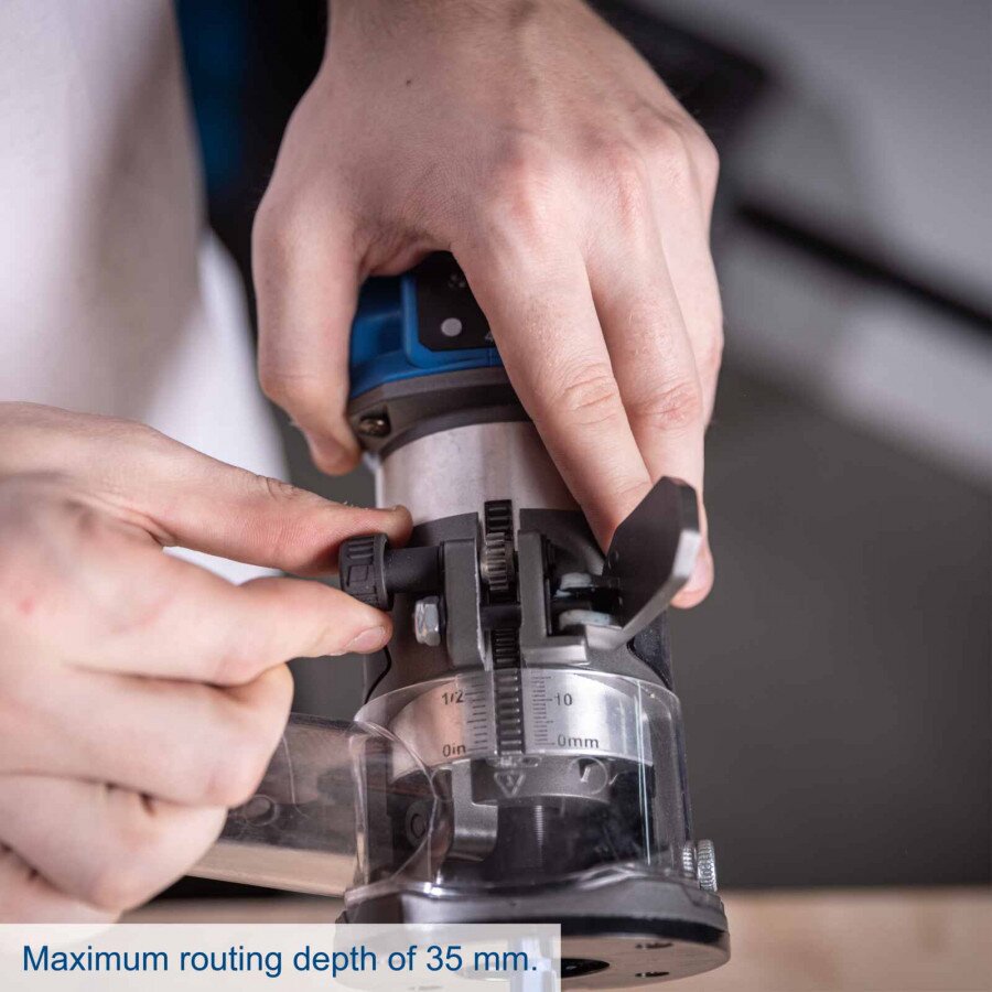 Akumuliatorinė freza BC-EHR24-X – SET S, Scheppach 6