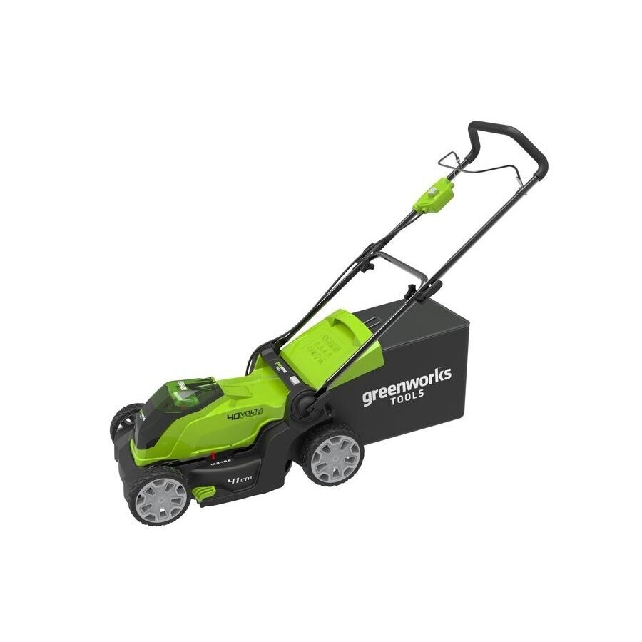 Akumuliatorinė vejapjovė Greenworks G40LM41, 40 V, 41 cm, (be akum. ir krov.) 2 Akumuliatorinė vejapjovė Greenworks G40LM41, 40 V, 41 cm, (be akum. ir krov.) 2
