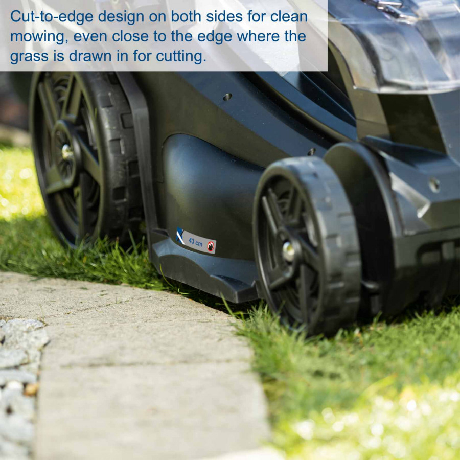 Akumuliatorinė vejapjovė Scheppach BC-MP430-X, 2x20V, 43cm (be akum. ir krov.) 2 Akumuliatorinė vejapjovė Scheppach BC-MP430-X, 2x20V, 43cm (be akum. ir krov.) 2