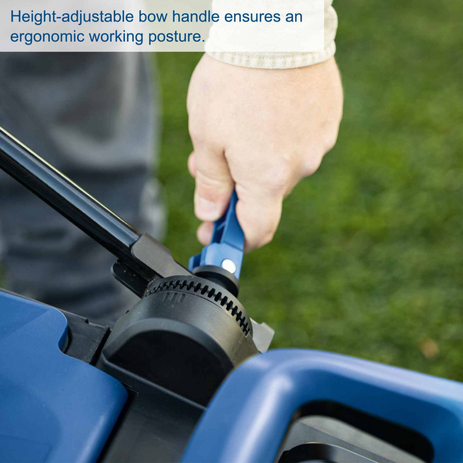 Akumuliatorinė vejapjovė Scheppach BC-MP430-X, 2x20V, 43cm (be akum. ir krov.) 3 Akumuliatorinė vejapjovė Scheppach BC-MP430-X, 2x20V, 43cm (be akum. ir krov.) 3