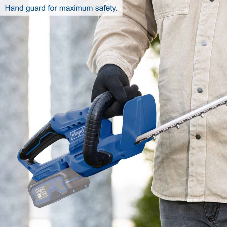 Akumuliatorinės gyvatvorių žirklės Scheppach C-HT570-X, 20 V, (be akum. ir krov.) 4 Akumuliatorinės gyvatvorių žirklės Scheppach C-HT570-X, 20 V, (be akum. ir krov.) 4