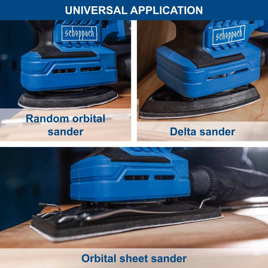 Akumuliatorinis daugiafunkcis šlifuoklis C-MSA3/1-X – SET S, Scheppach 2