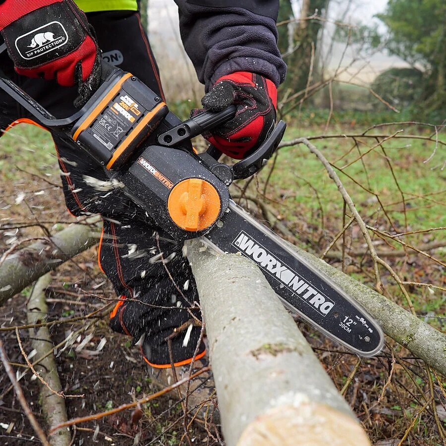 Akumuliatorinis grandininis pjūklas WG350E, Worx 4 Akumuliatorinis grandininis pjūklas WG350E, Worx 4