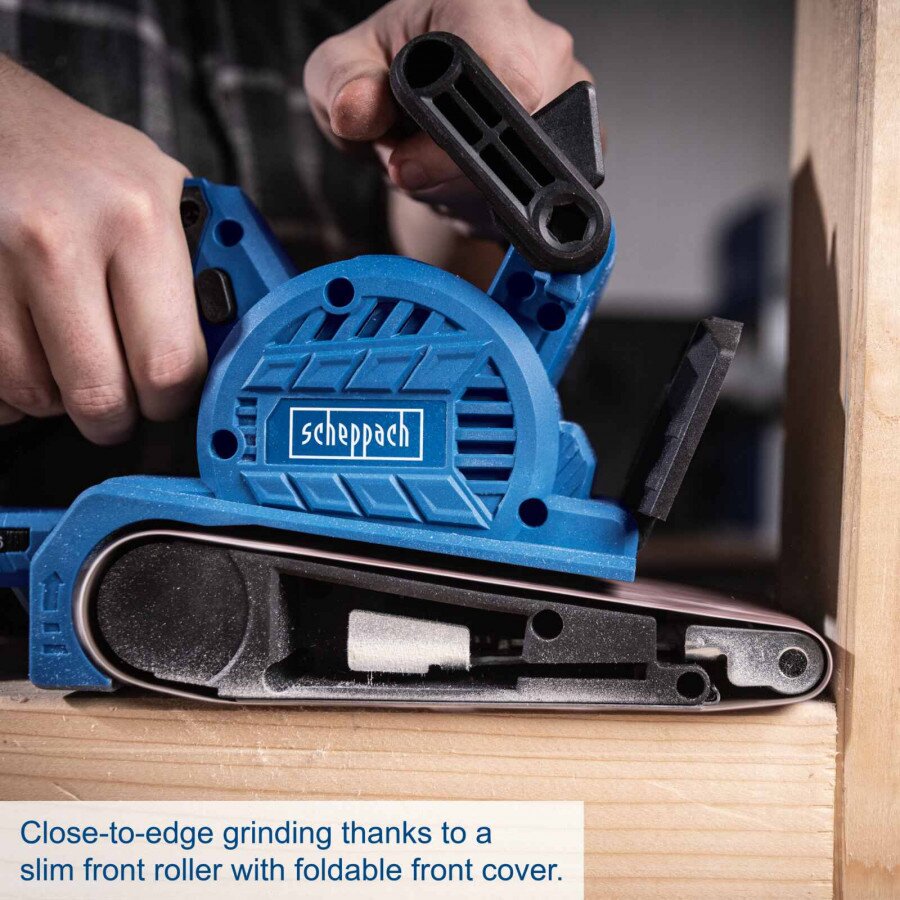Akumuliatorinis juostinis šlifuoklis BC-BES533-X – SET S, Scheppach 8