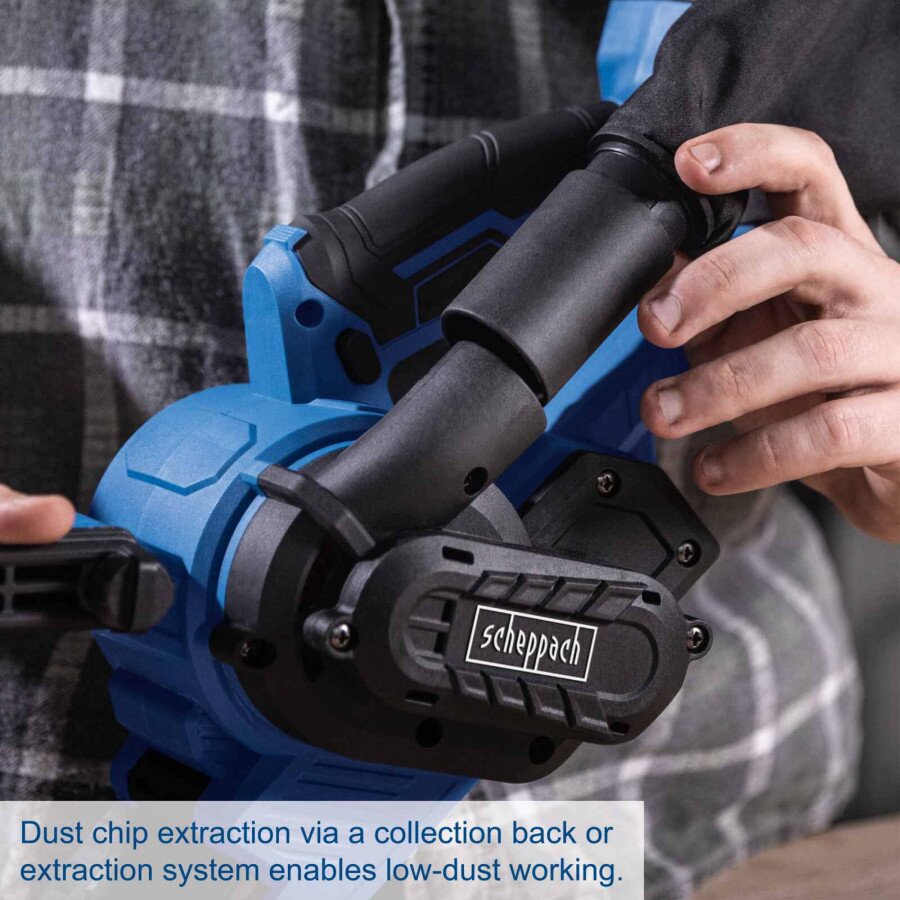 Akumuliatorinis juostinis šlifuoklis BC-BES533-X – SET S, Scheppach 9