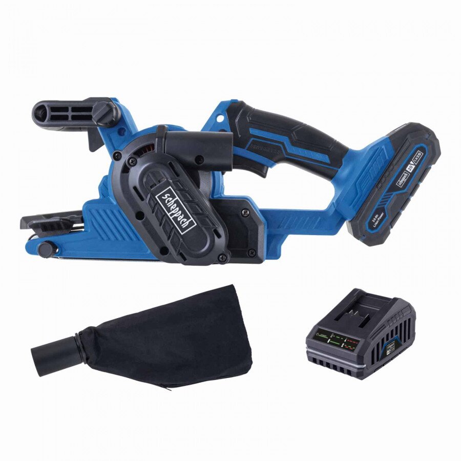 Akumuliatorinis juostinis šlifuoklis BC-BES533-X – SET S, Scheppach