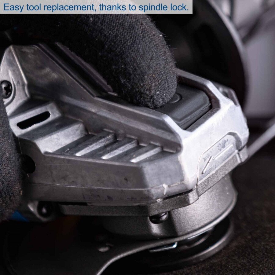 Akumuliatorinis kampinis šlifuoklis BC-AG125-X 20V, korpusas, Scheppach 4 Akumuliatorinis kampinis šlifuoklis BC-AG125-X 20V, korpusas, Scheppach 4