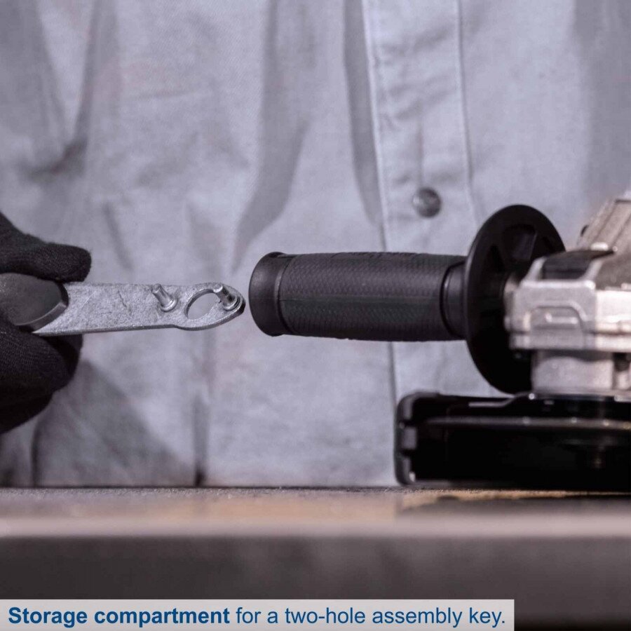 Akumuliatorinis kampinis šlifuoklis BC-AG125-X 20V, korpusas, Scheppach 6 Akumuliatorinis kampinis šlifuoklis BC-AG125-X 20V, korpusas, Scheppach 6