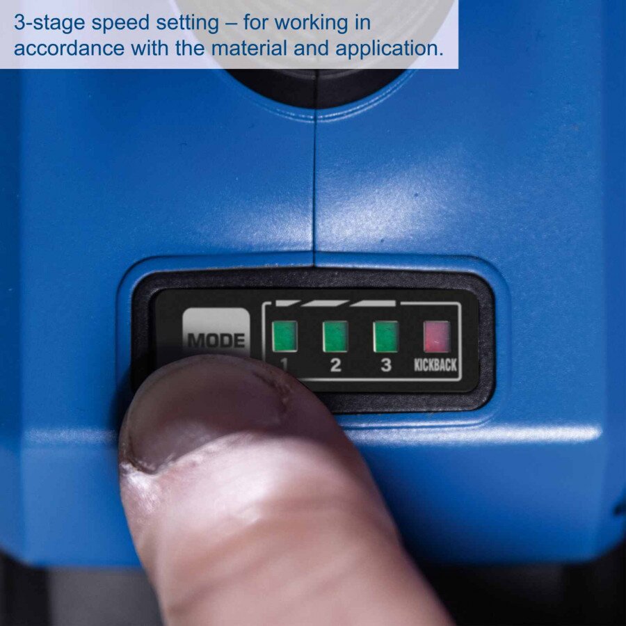 Akumuliatorinis kampinis šlifuoklis BC-AG125P-X, korpusas, Scheppach 5