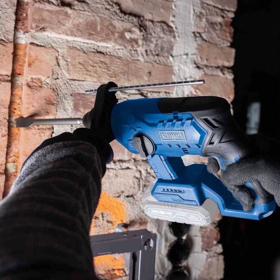 Akumuliatorinis perforatorius BC-RHD230-X 20V, korpusas, Scheppach 10 Akumuliatorinis perforatorius BC-RHD230-X 20V, korpusas, Scheppach 10