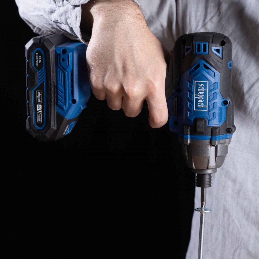 Akumuliatorinis smūginis suktuvas C-ID180-X 20V, set S (2Ah + charger), Scheppach 1