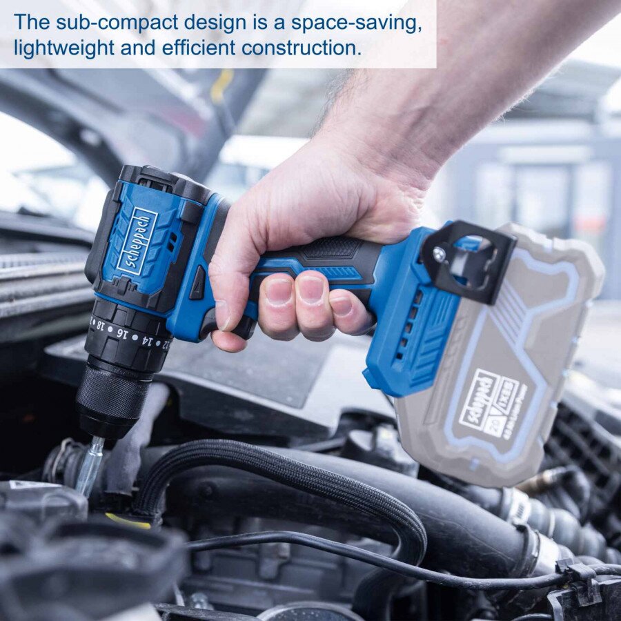 Akumuliatorinis suktuvas/gręžtuvas BC-CD50SC-X, korpusas, Scheppach 4