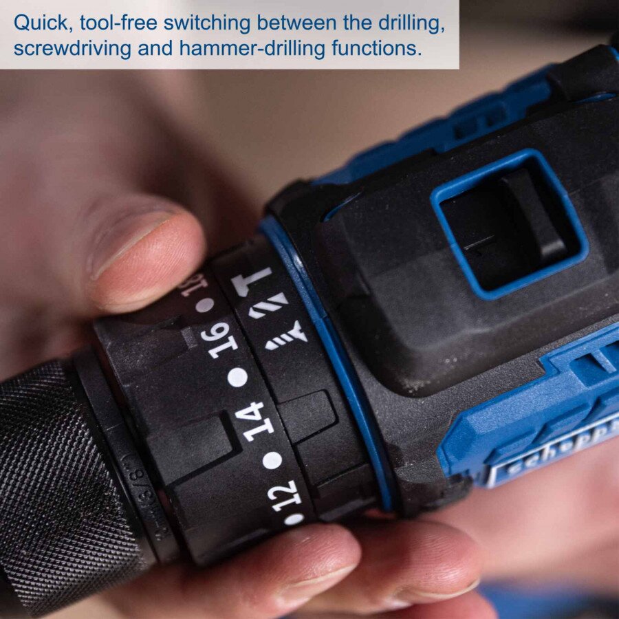 Akumuliatorinis suktuvas/gręžtuvas BC-CD50SC-X – SET S, Scheppach 6