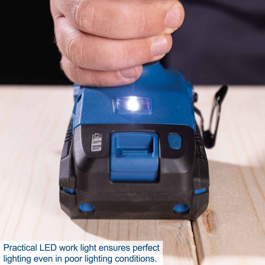 Akumuliatorinis suktuvas/gręžtuvas BC-CD60-X 20V, set S (2Ah + charger), Scheppach 5