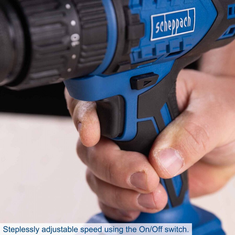 Akumuliatorinis suktuvas/gręžtuvas BC-CD60-X 20V, set S (2Ah + charger), Scheppach 7