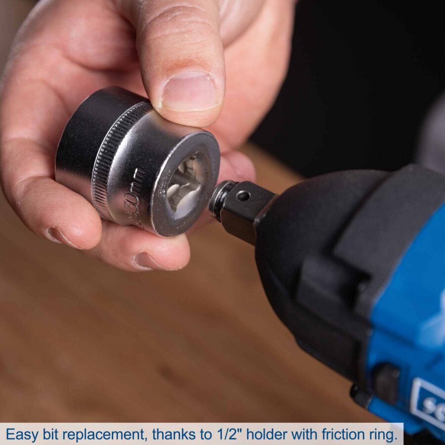 Akumuliatorinis veržliasukis BC-IW350-X, SET S, Scheppach 5