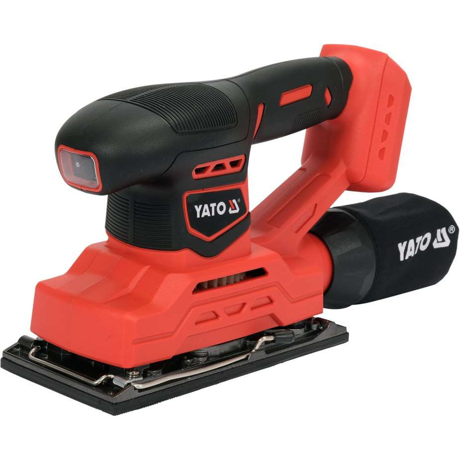 Akumuliatorinis šlifuoklis Yato, 18 V, (be akum. ir krov.) Akumuliatorinis šlifuoklis Yato, 18 V, (be akum. ir krov.)