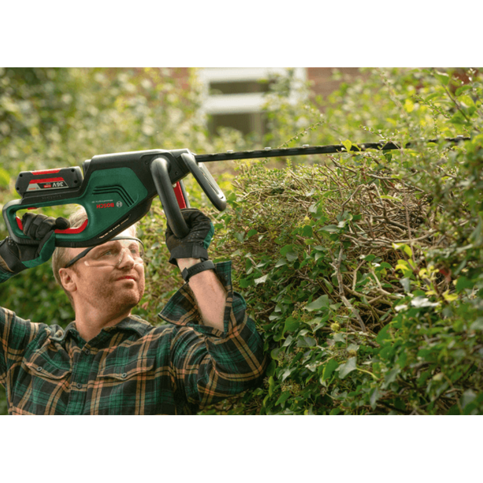 Akumuliatorinės gyvatvorių žirklės BOSCH AdvancedHedge Cut36V-65-28, 36 V, 2,0 Ah 2 Akumuliatorinės gyvatvorių žirklės BOSCH AdvancedHedge Cut36V-65-28, 36 V, 2,0 Ah 2