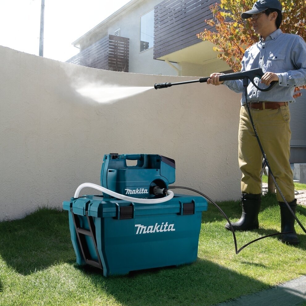 Akumuliatorinė aukšto slėgio plovykla Makita DHW080ZK, 2x18V=36V, 80 bar 3