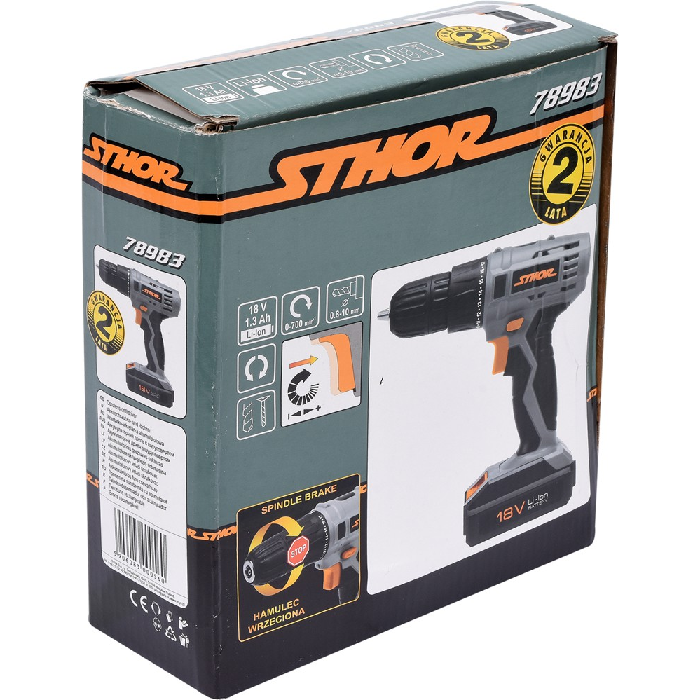Akumuliatorinis suktukas Sthor, 18 V, 1.3 Ah 1 Akumuliatorinis suktukas Sthor, 18 V, 1.3 Ah 1