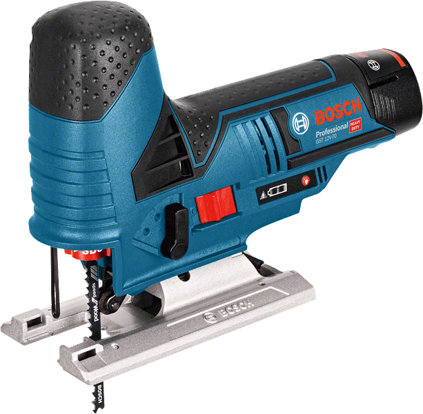 Akumuliatorinis siaurapjūklis Bosch GST 12V-70, LB 2x3.0, 12V-40