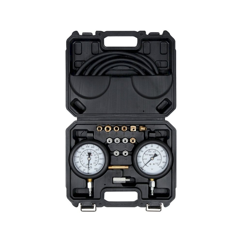 Alyvos slėgio testeris | varikliui ir greičių dėžei (YT-73032) Alyvos slėgio testeris | varikliui ir greičių dėžei (YT-73032)