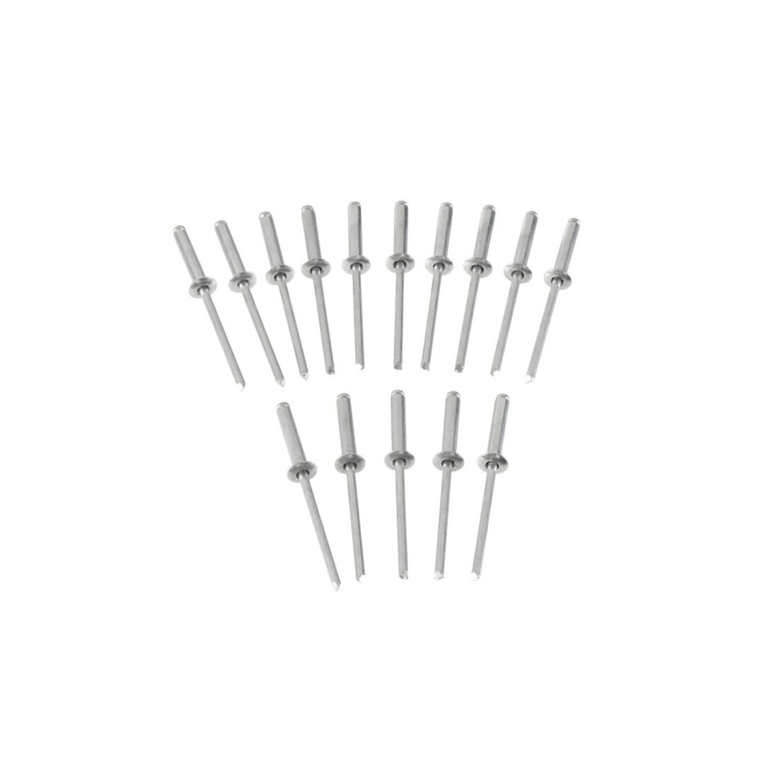 Aliuminės kniedės 3 x 13 mm 15vnt Aliuminės kniedės 3 x 13 mm 15vnt