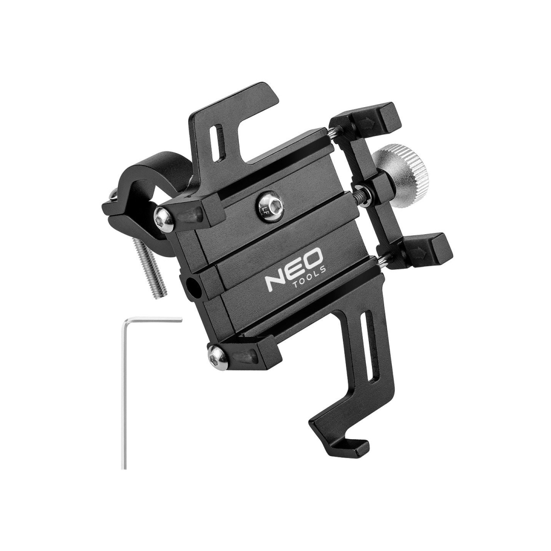 Aliumininis dviračio telefono laikiklis NEO 91-000 Aliumininis dviračio telefono laikiklis NEO 91-000