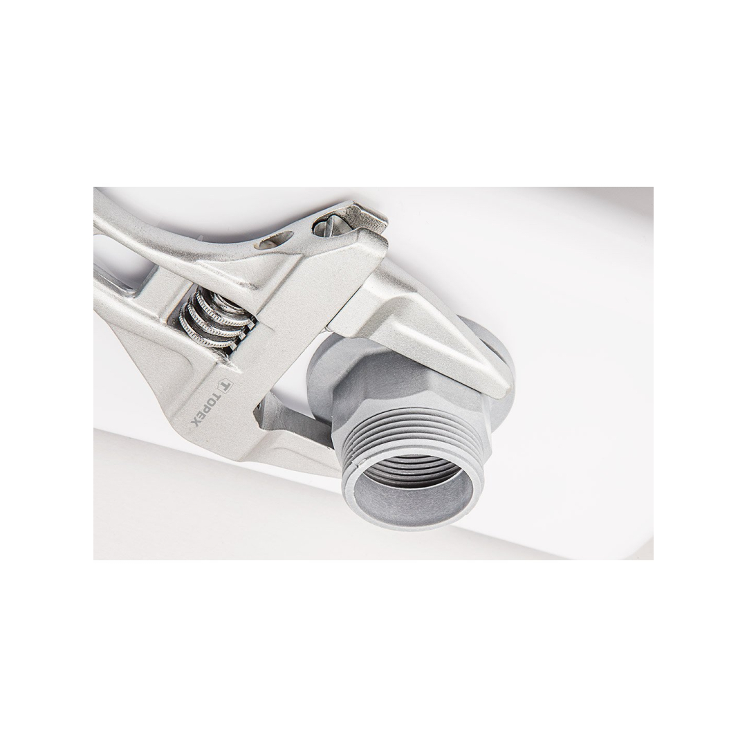 Aluminium adjustable wrench 200 mm, range 0-70 mm 6